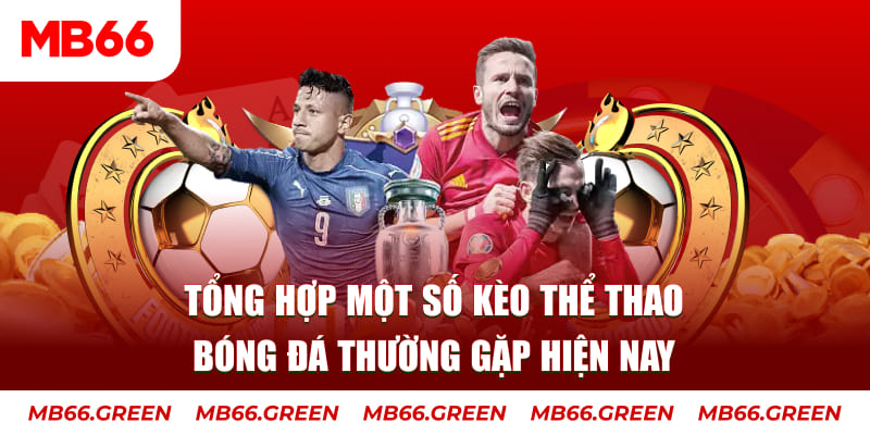 Tổng hợp một số kèo thể thao bóng đá thường gặp hiện nay